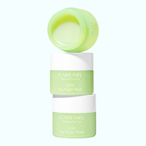 Увлажняющая маска для губ с ароматом лайма Lime Lip Night Mask, CARENEL - 3*5 г