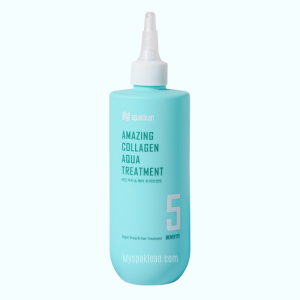 Купить оптом Маска-филлер для реконструкции сухих и поврежденных волос с коллагеном и кератином Amazing Collagen Aqua Treatment, SPAKLEAN - 300 мл