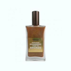 Масло сухое для тела мерцающее парфюмированное Бронза (стекло), Top Beauty - 100 мл