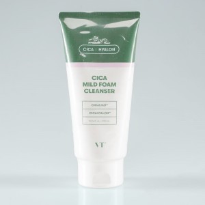 Купить оптом Очищающая пенка для чувствительной кожи лица VT Cosmetics CICA MILD FOAM CLEANSER - 300 мл