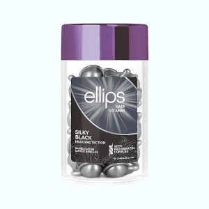  Витамины для волос Шелковая ночь с Про-Кератиновым Комплексом, ELLIPS (Индонезия)- 50x1мл