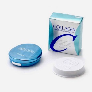 Компактная пудра для лица КОЛЛАГЕН ENOUGH Collagen Hydro Moisture Two Way Cake SPF25 PA++ (21) - 13 гр * 2 шт 