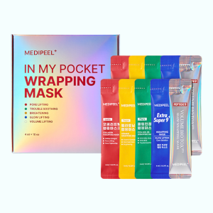Купить оптом Набор миниатюр масок для лица In My Pocket Wrapping Mask, MEDI-PEEL - 4 мл x 10 шт