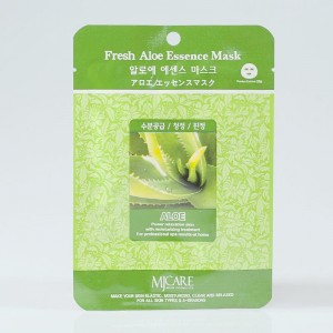 Купить оптом Тканевая маска с алоэ MJ Care Fresh Aloe Essence Mask - 23 мл