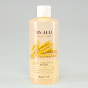 Купить оптом Тонер с рисом и центеллой азиатской омолаживающий Enough Rosehill Grains Skin 90% - 300 мл