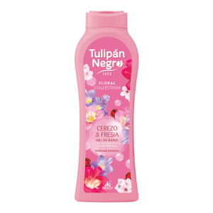 купить Гель для душа парфюмированный FLORAL ВИШНЯ и ФРЕЗИЯ, TULIPAN NEGRO - 650 мл
