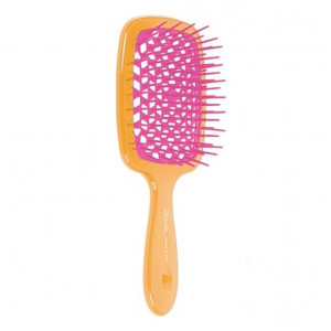 Купить оптом Расческа SUPER BRUSH оранжевый с фуксией, Janeke
