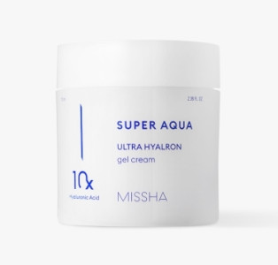 Купить оптом Гель-крем увлажняющий для лица Super Aqua Ultra Hyalron Gel Cream, MISSHA - 70 мл