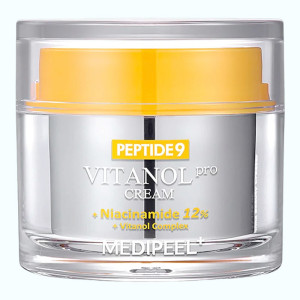 Купить оптом Крем для лица с пептидами и витаминным комплексом Peptide 9 Vitanol Cream Pro, MEDI-PEEL - 50 мл