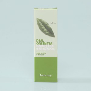 Пилинг-гель с зеленым чаем FARMSTAY REAL GREEN TEA CLEAR PEELING GEL - 100 мл