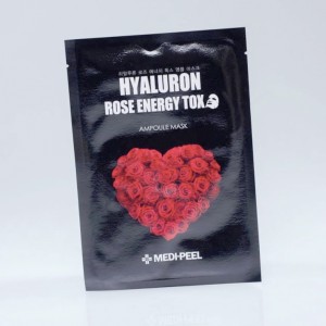 Купить оптом Ампульная тканевая маска для лица с экстрактом розы MEDI-PEEL Hyaluron 100 Rose Energy Tox Mask - 30 мл