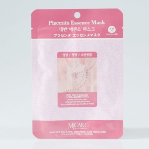 Купить оптом Тканевая маска с плацентой MJ Care Placenta Essence Mask - 23 мл