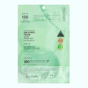 Маска гидрогелевая укрепляющая с ретинолом RETI-A REEDLE SHOT 100 2STEP HYDROGEL MASK, VT COSMETICS - 1,5 g + 33 g