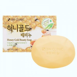 Фото Мыло с экстрактом меда 3W Clinic Honey Gold Beauty Soap, 120 гр