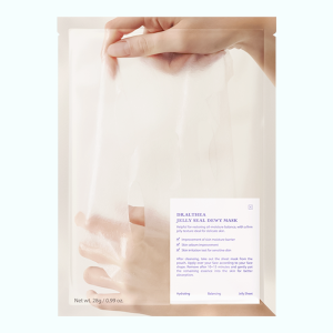 Тканевая маска восстанавливающая с гиалуроновой кислотой Jelly Seal Dewy Mask, DR. ALTHEA – 1 шт