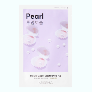 Купить оптом Тканевая маска с жемчугом Airy Fit Sheet Mask Pearl, MISSHA - 1 шт