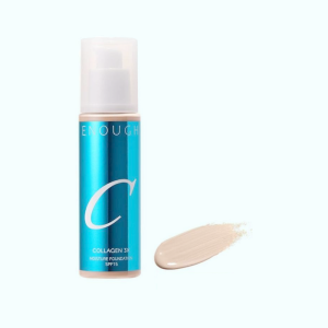 Купить оптом Тональный крем для лица Collagen 3х Moisture Foundation SPF15 №13n, ENOUGH - 100 мл 