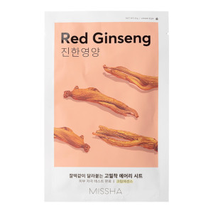 Купить оптом Тканевая маска с красным женьшенем MISSHA Airy Fit Sheet Mask Red Ginseng - 19 г 