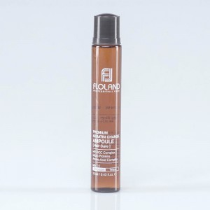 Фото Восстанавливающий филлер для волос FLOLAND Premium Keratin Change Ampoule - 13 мл