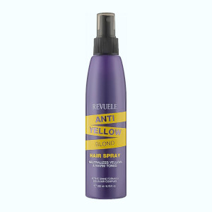 Купить оптом Спрей для светлых волос с антижелтым эффектом, REVUELE - 200 мл.