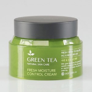 Крем для лица с зеленым чаем Enough Bonibelle  green tea fresh moisture control cream - 80 мл