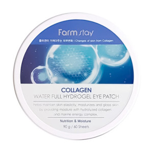 Купить оптом Патчи для глаз с коллагеном FARMSTAY COLLAGEN WATER FULL HYDROGEL EYE PATCH - 60 шт. 