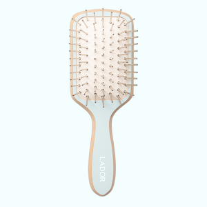 купить Расческа для волос с металлической щетиной Detangling Paddle Hair Brush Blue 19см*4,3см*6,8см, Lador - 1 шт