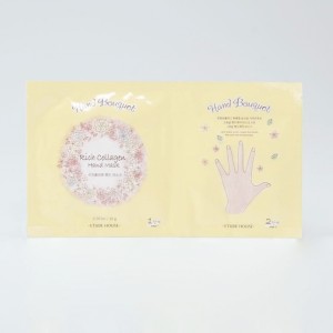 Коллагеновая маска-перчатки для рук Etude House Hand Bouquet Rich Collagen Hand Mask - 16 г