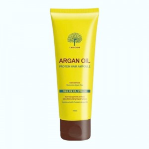 Купить оптом Сыворотка для волос ВОССТАНОВЛЕНИЕ/АРГАНОВОЕ МАСЛО Argan Oil Protein Hair Ampoule, Char Char - 150 мл
