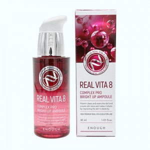 Сыворотка для лица ВИТАМИНЫ Real Vita 8 Complex Pro Bright Up Ampoule,  ENOUGH - 30 мл