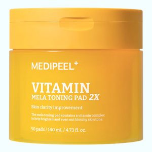 Купить оптом Пилинг-педы тонизирующие витаминные Vitamin Mela Toning Pads 2X, 140 мл, MEDI-PEEL - 50 шт
