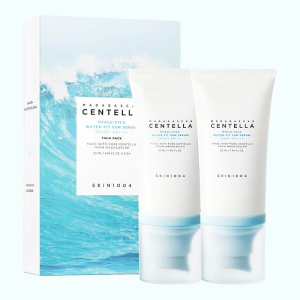 Купить оптом Набор увлажняющих солнцезащитных кремов Madagascar Centella Hyalu-Cica Water-Fit Sun Serum Twin Pack SKIN1004 - 50ml
