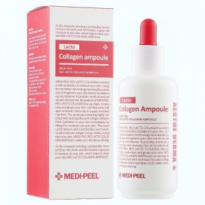 Купить оптом Сыворотка для лица с коллагеном Medi-Peel Red Lacto Collagen Ampoule - 70 мл
