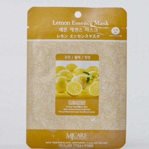 Фото Маска для лица осветляющая с лимоном MJ CARE Lemon Essence Mask - 23 г