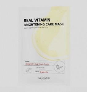 Купить оптом Витаминная тканевая маска для лица SOME BY MI Real Vitamin Brightening Care Mask - 20 г