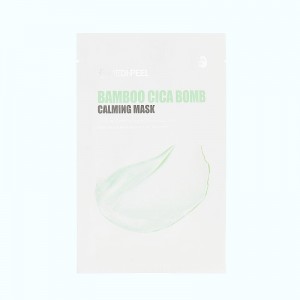 Купить оптом Успокаивающая тканевая маска для раздраженной, проблемной кожи лица MEDI-PEEL Bamboo Cica Bomb Calming Mask - 25 мл