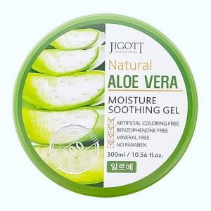 Универсальный гель для кожи Aloe Natural Aloe Vera Moisture Soothing Gel, JIGOTT - 300 мл