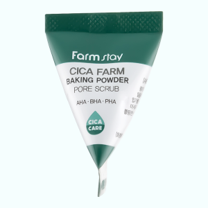 Купить оптом Скраб для лица с цинтелой и кислотами Cica Farm Baking Powder Pore Scrub, FarmStay - 1 шт*7 мл