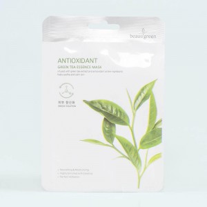 Купить оптом Эссенциальная маска для лица с зеленым чаем Beauugreen Antioxidant Green Tea Essence Mask - 23 мл