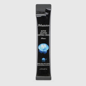 Ночная маска для лица с экстрактом медузы JMSOLUTION ACTIVE JELLYFISH SLEEPING CREAM Prime - 4 мл