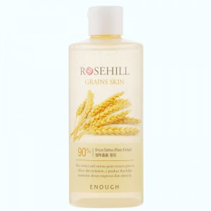 Купить оптом Тонер с рисом и центеллой азиатской омолаживающий Enough Rosehill Grains Skin 90% - 300 мл