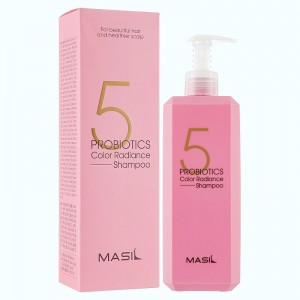 Купить оптом Шампунь для окрашенных волос с пробиотиками MASIL 5 PROBIOTICS COLOR RADIANCE SHAMPOO - 500 мл
