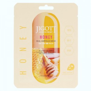 Купить оптом Тканевая маска для лица МЕД HONEY Real Ampoule Mask, JIGOTT - 27 мл