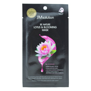 купить Тканевая увлажняющая маска с экстрактом лотоса Be Nature Lotus & Blooming Mask, JMSOLUTION – 1 шт.