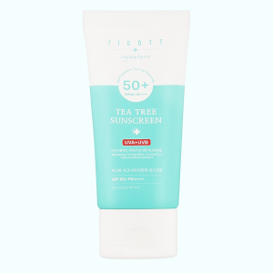 Солнцезащитный крем с экстрактом чайного дерева Signature Tea Tree Sunscreen SPF50+ JIGOTT - 70 мл