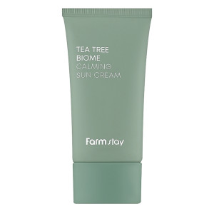 Купить оптом Успокаивающий солнцезащитный крем Tea Tree Biome Calming Sun Cream, FarmStay - 50 мл