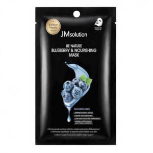 купить Питательная тканевая маска с экстрактом черники Be Nature Blueberry & Nourishing Mask, JMSOLUTION – 1 шт.