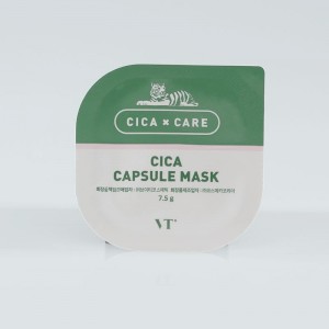 Фото Глиняная очищающая маска для чувствительной кожи лица VT Cosmetics CICA CAPSULE MASK - 7,5 г