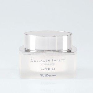 Купить оптом Коллагеновый крем для лица Wellderma Sapphire Collagen Impact Hydro Cream - 50 г