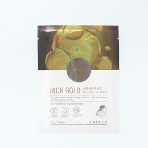 Тканевая маска с золотом Enough Rich Gold Intensive Pro Nourishing Mask - 25 мл
